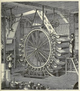 Machine pour imprimer du papier peint en jusqu