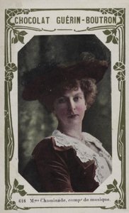 Madame Chaminade, compositeur de musique - French School
