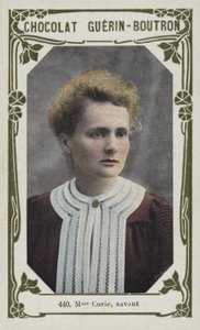 Madame Curie, savant - French School