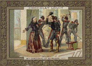 Madame Damoiseau et sa maison, 1870 - French School