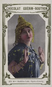 Madame Mathieu-Lutz, Opéra-Comique - French School