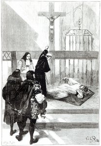 Madame de Sazilles est exorcisée en présence du Duc Gaston d