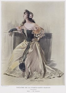 Mademoiselle Pannetier dans le rôle de Nelly dans Falstaff - French School