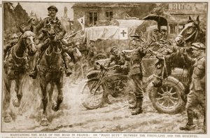 Maintenir la règle de la route en France : en service entre la ligne de feu et les réserves, 1914-19 - French School