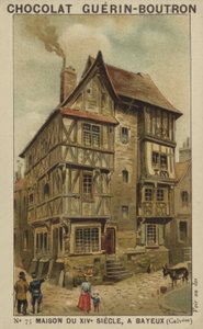 Maison du XIVe Siècle, à Bayeux, Calvados