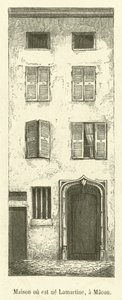 Maison où est né Lamartine, à Mâcon - French School