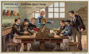 Fabrication de brosses par les aveugles - French School