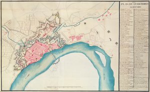 Carte de Düsseldorf - French School
