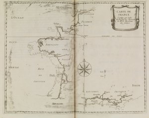 Carte de la France, c.1693 - French School