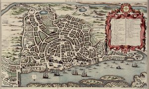 Carte de Goa, de Histoire générale des voyages, 1750