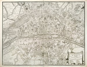 Carte de Paris, de L