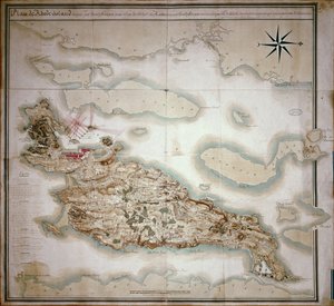 Carte de Rhode Island à l