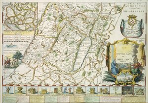 Carte de la Terre Sainte à l