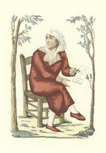Marat en robe de chambre - French School
