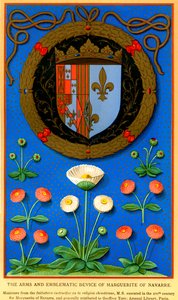 Dispositif emblématique de Marguerite de Navarre - French School