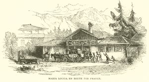 Maria Louisa en route pour la France - French School