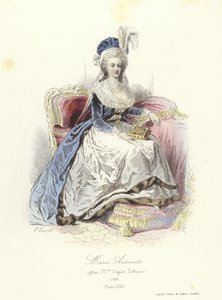 Marie-Antoinette, reine consort de Louis XVI de France - French School