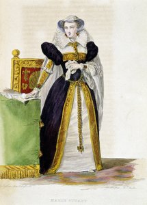 Marie Stuart - dans "Le Plutarque Français" par Mennechet - French School