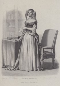 Marie de Rabutin-Chantal, marquise de Sévigné, écrivaine française - French School