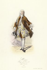 Marquis, règne de Louis XV de France - French School