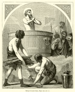 Martyre de saint Jean (gravure) - French School