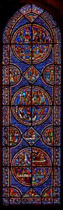 Fenêtre de Marie-Madeleine : scènes de sa vie - French School