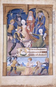 Massacre des Innocents, miniature, vers 1450 - French School