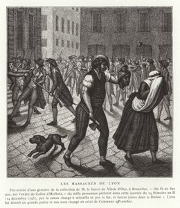 Massacres à Lyon, Révolution française, décembre 1793 - French School