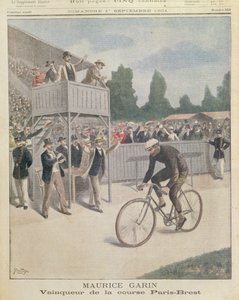 Maurice Garin (1871-1957) champion de la course Paris-Brest, du Petit Journal, 1er septembre 1901