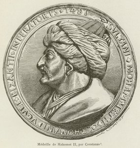 Medaille de Mahomet II, par Constanzo - French School