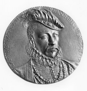 Médaillon de Charles IX, roi de France - French School