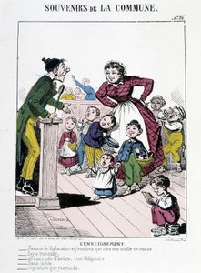 Souvenirs de la Commune: enseignement, fin du 19e siècle B.H.V. P.