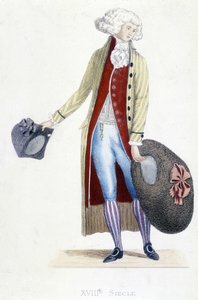 Costume masculin en France en 1782. - French School