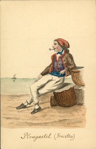 Costume masculin de Plougastel, Finistère - French School