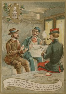 Menthe de Ricqlès, carte de visite - French School