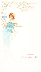 Carte de menu