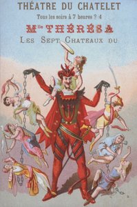 Méphistophélès suspendant des hommes et des femmes enchaînés