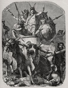 Mérovée ou Mérovée, roi franc (v448-v458), premier roi mérovingien - French School