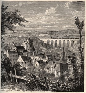 Meudon - département des Hauts-de-Seine - gravure dans 