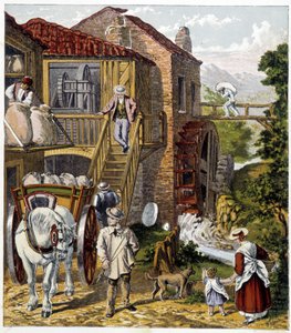 Meunier - dans «Magazine des petits enfants: les Métiers», éd. Hachette, n.d., v.1900 - French School