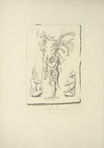 Relief mexicain trouvé à Oaxaca, illustration de 