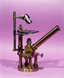 Microscope appartenant à Louis Pasteur (métal)
