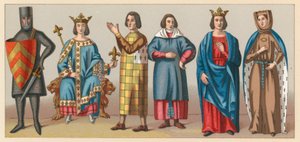 Costume du Moyen Âge - French School