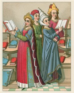Costume du Moyen Âge - French School