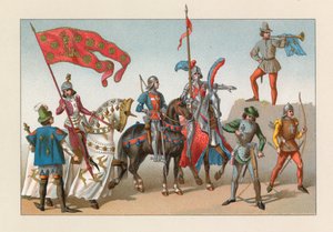 Costume du Moyen Âge - French School