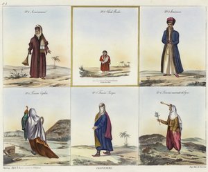 Costumes du Moyen-Orient - French School