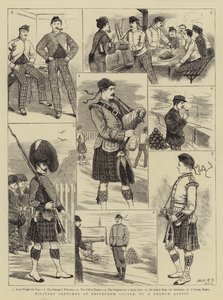 Croquis militaires au château d