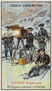 Signaux optiques militaires (chromolithographie) - French School
