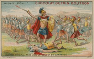 Miltiade, général athénien et vainqueur de la bataille de Marathon, 490 av. J.-C.