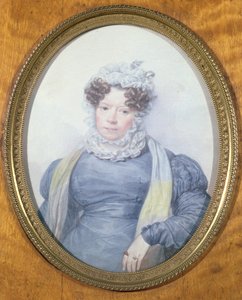 Portrait miniature de Madame Swetchine (1782-1857)